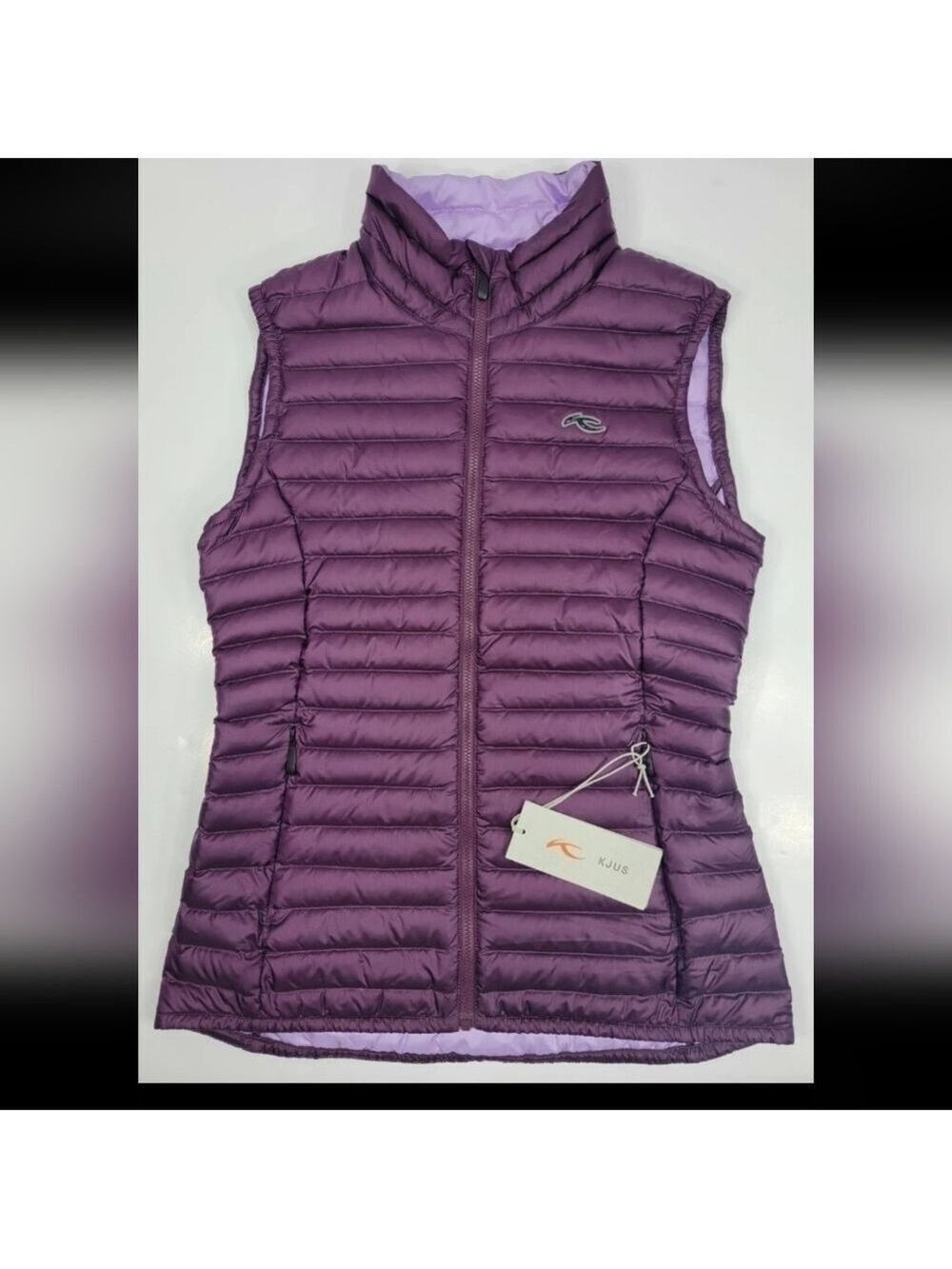 NEW KJUS Ladies Cypress Down Vest - Size 36 Small US 6 - Purple / Lavender NWT